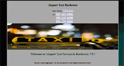 Desktop Screenshot of airporttaxirochester.com